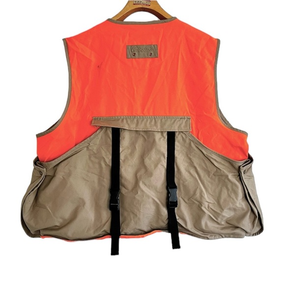 Cabela’s Vintage Full Zip Hunting & Fishing Vest w/ Game Pouch XL - Picture 5 of 15